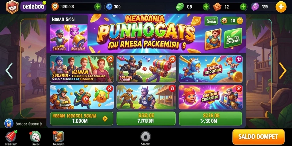 Penghargaan dalam game yang menambah motivasi.