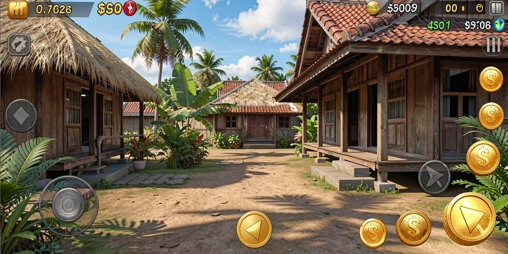 Visual menakjubkan dari level yang menantang.