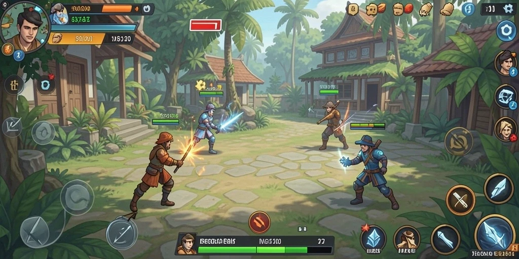 Screenshot mencerminkan komunitas aktif dalam permainan.