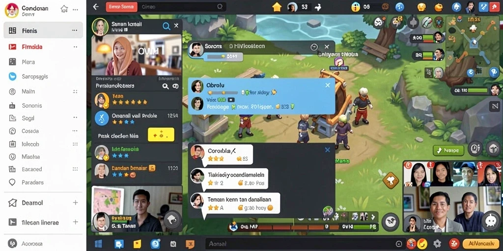 Screenshot memperlihatkan aksi seru dalam gameplay SHE777.