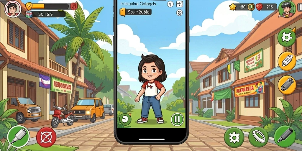 Level menantang dengan lingkungan yang menakjubkan.